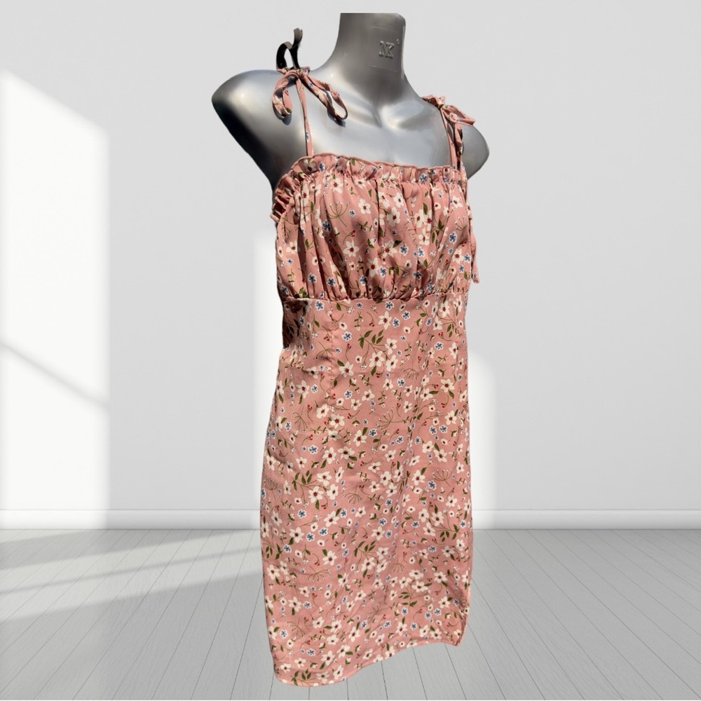 •🌼3/$15🌼 Shein floral dress size Large ✔️ - Picture 4 of 11